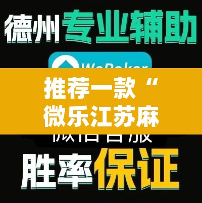 推荐一款“微乐江苏麻将万能开挂器”(透视挂)辅助透视教程