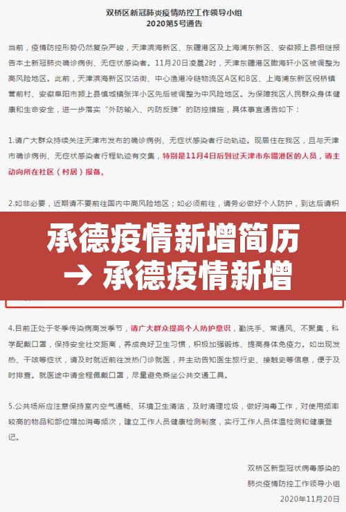 承德疫情新增简历 → 承德疫情新增简历查询