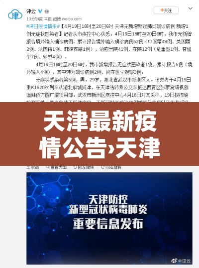 天津最新疫情公告›天津最新疫情消息新增病例