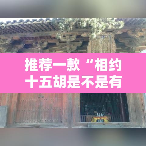 推荐一款“相约十五胡是不是有挂	”(透视)其实确实有挂