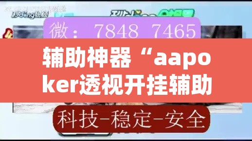 辅助神器“aapoker透视开挂辅助	”附辅助神器开挂脚本详细步骤
