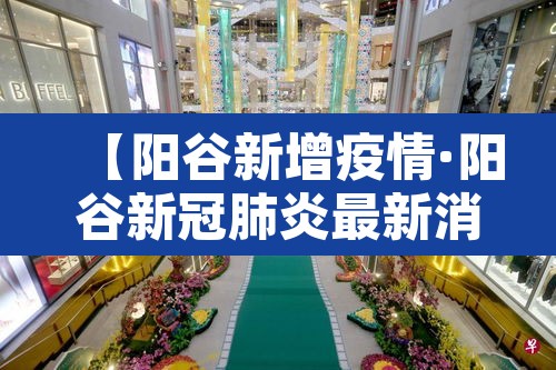 【阳谷新增疫情·阳谷新冠肺炎最新消息】