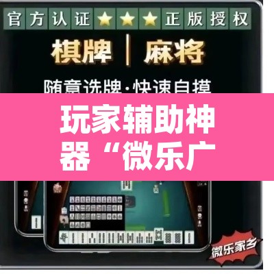玩家辅助神器“微乐广东麻将开挂神器下载软件”开挂辅助脚本+详细开挂安装教程