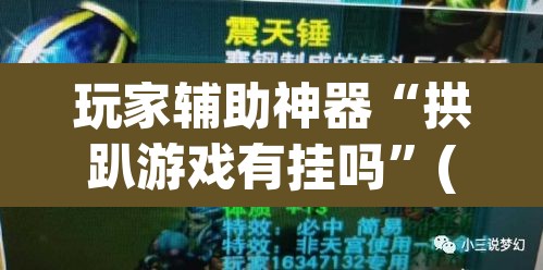 玩家辅助神器“拱趴游戏有挂吗	”(透视挂)辅助透视教程