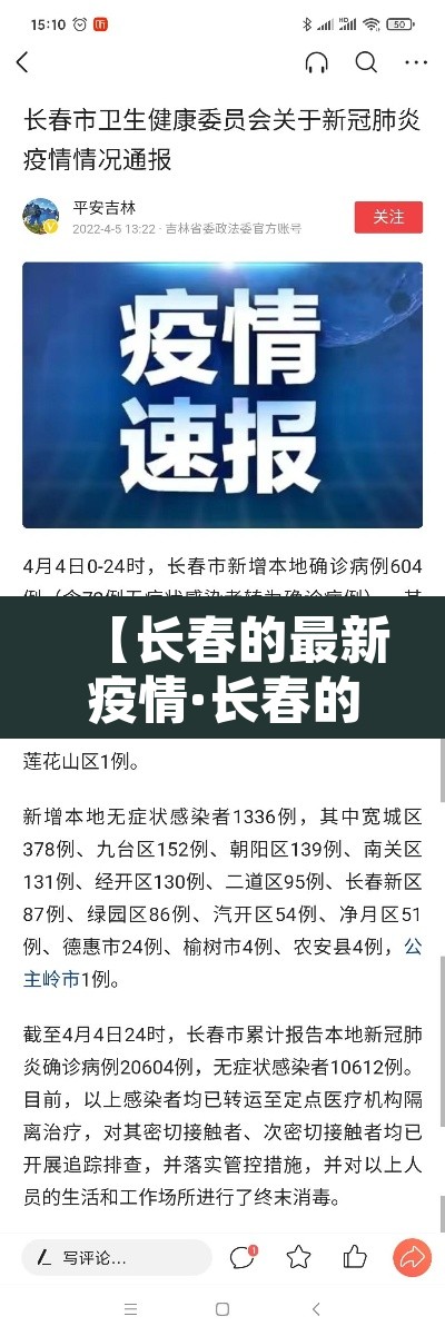 【长春的最新疫情·长春的最新疫情消息】
