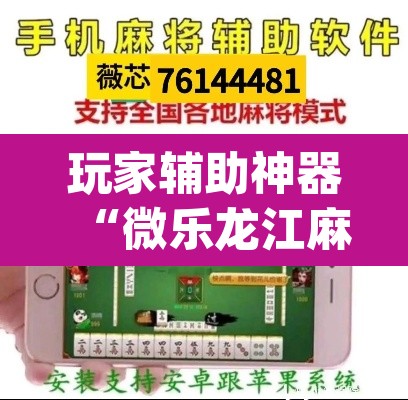 玩家辅助神器“微乐龙江麻将能下挂吗”(透视)其实确实有挂