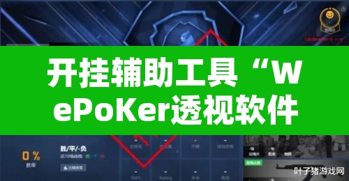 开挂辅助工具“WePoKer透视软件挂	”其实确实有挂