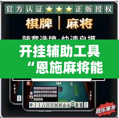 开挂辅助工具“恩施麻将能不能开挂”(透视)其实确实有挂