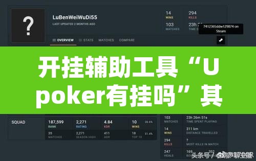 开挂辅助工具“Upoker有挂吗	”其实确实有挂