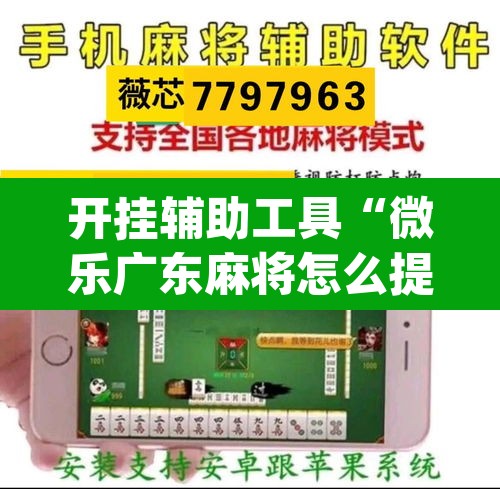 开挂辅助工具“微乐广东麻将怎么提高胜率”(透视挂)辅助透视教程