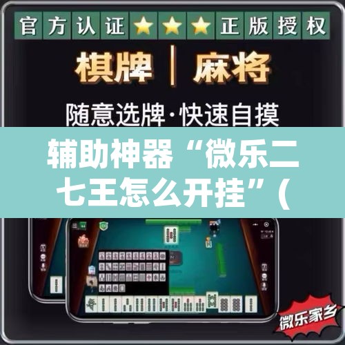 辅助神器“微乐二七王怎么开挂”(透视)其实确实有挂