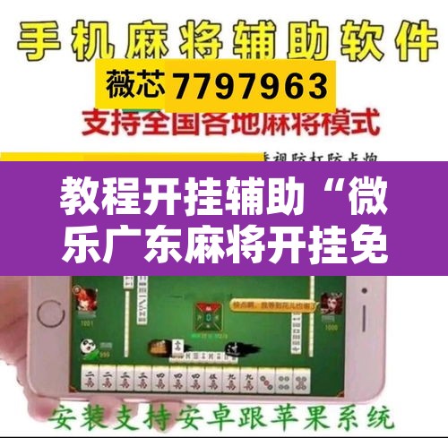 教程开挂辅助“微乐广东麻将开挂免费下载安装	”开挂辅助脚本+详细开挂安装教程