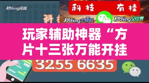 玩家辅助神器“方片十三张万能开挂器”附辅助神器开挂脚本详细步骤