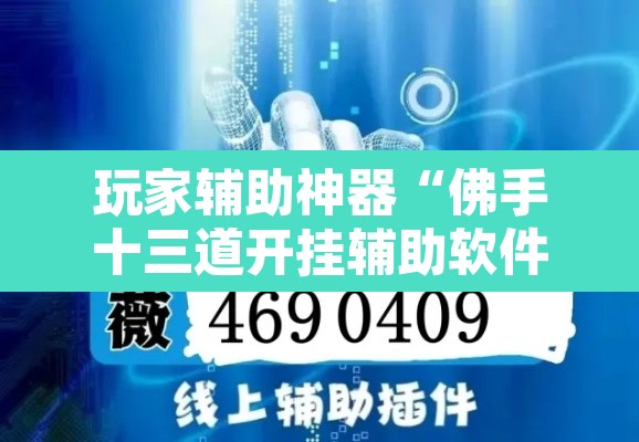 玩家辅助神器“佛手十三道开挂辅助软件”其实确实有挂