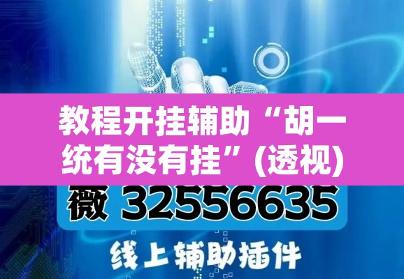 教程开挂辅助“胡一统有没有挂	”(透视)其实确实有挂