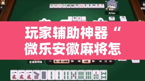 玩家辅助神器“微乐安徽麻将怎么提高胜率”开挂辅助脚本+详细开挂安装教程