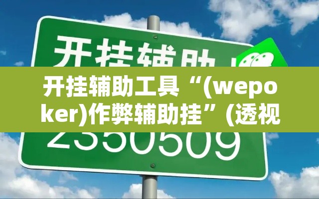 开挂辅助工具“(wepoker)作弊辅助挂	”(透视)其实确实有挂
