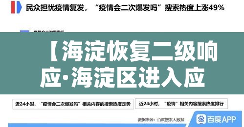 【海淀恢复二级响应·海淀区进入应急】