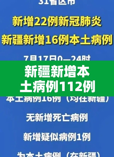 新疆新增本土病例112例：新疆新增本土22例