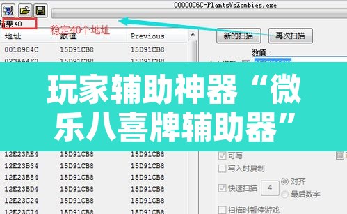 玩家辅助神器“微乐八喜牌辅助器”附辅助神器开挂脚本详细步骤