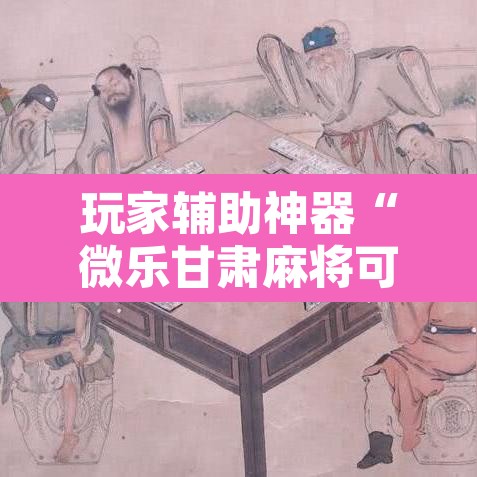 玩家辅助神器“微乐甘肃麻将可以开挂吗	”其实确实有挂