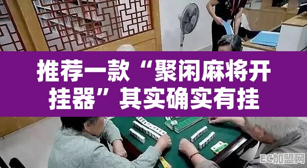 推荐一款“聚闲麻将开挂器”其实确实有挂