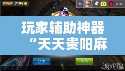 玩家辅助神器“天天贵阳麻将可以开挂吗”其实确实有挂