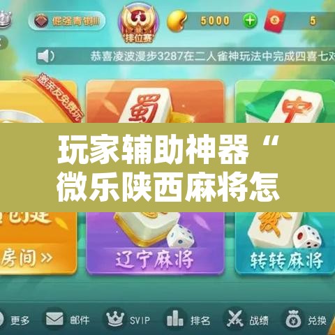 玩家辅助神器“微乐陕西麻将怎么提高胜率”附辅助神器开挂脚本详细步骤