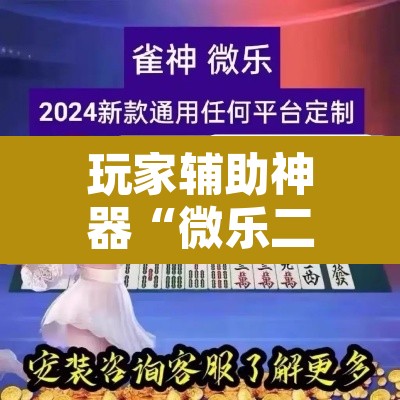 玩家辅助神器“微乐二七王开挂神器下载安装”其实确实有挂