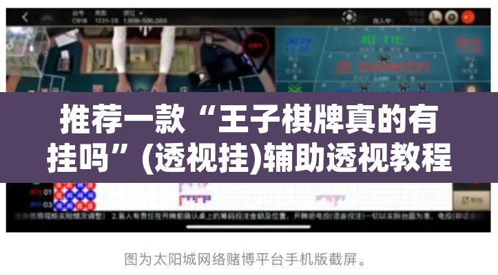 推荐一款“王子棋牌真的有挂吗”(透视挂)辅助透视教程