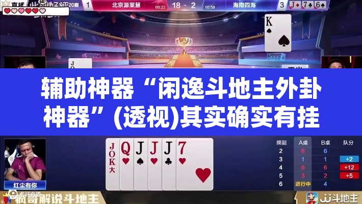辅助神器“闲逸斗地主外卦神器”(透视)其实确实有挂