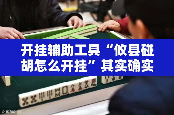 开挂辅助工具“攸县碰胡怎么开挂”其实确实有挂