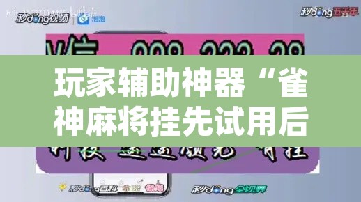 玩家辅助神器“雀神麻将挂先试用后付款	”(透视挂)辅助透视教程