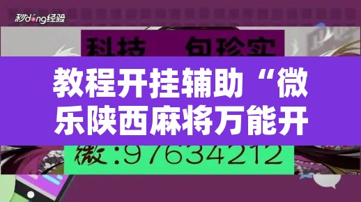 教程开挂辅助“微乐陕西麻将万能开挂器免费”开挂辅助脚本+详细开挂安装教程