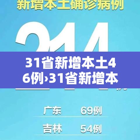 31省新增本土46例›31省新增本土31例