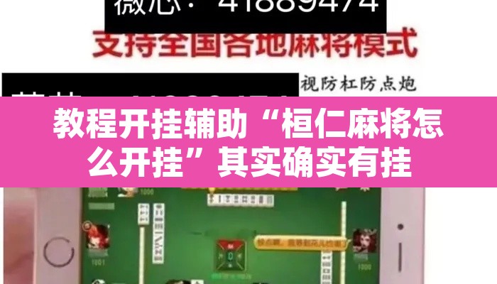 教程开挂辅助“桓仁麻将怎么开挂”其实确实有挂