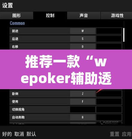 推荐一款“wepoker辅助透视挂软件”其实确实有挂