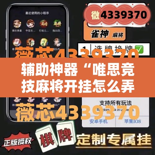 辅助神器“唯思竞技麻将开挂怎么弄”开挂辅助脚本+详细开挂安装教程