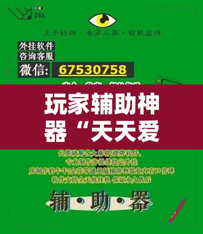 玩家辅助神器“天天爱海南麻将神器”开挂辅助脚本+详细开挂安装教程