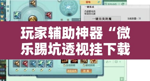 玩家辅助神器“微乐踢坑透视挂下载	”附辅助神器开挂脚本详细步骤