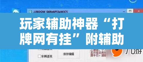 玩家辅助神器“打牌网有挂”附辅助神器开挂脚本详细步骤