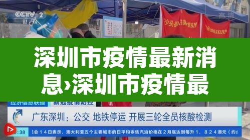 深圳市疫情最新消息›深圳市疫情最新消息今天新增病例