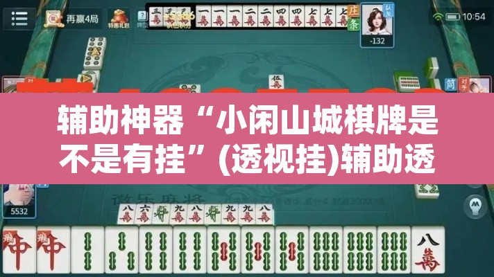 辅助神器“小闲山城棋牌是不是有挂”(透视挂)辅助透视教程