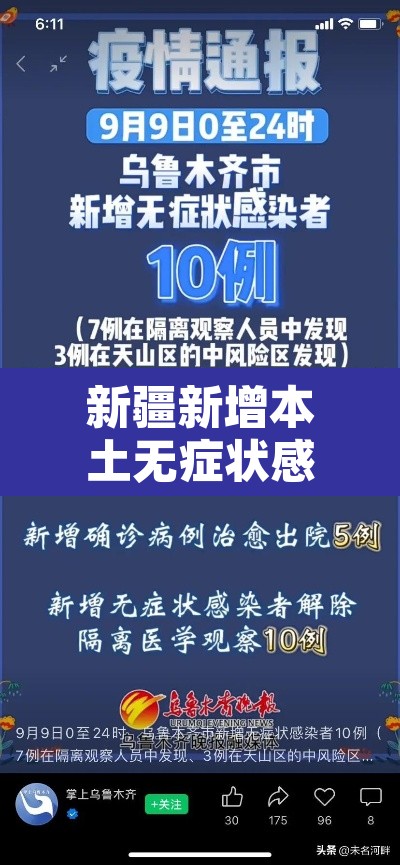 新疆新增本土无症状感染者97例›新疆新增确诊病例5例 无症状感染者8例 新疆新增本土无症状感染者97例›新疆新增确诊病例5例 无症状感染者8例