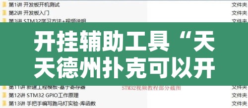 开挂辅助工具“天天德州扑克可以开挂吗”开挂辅助脚本+详细开挂安装教程