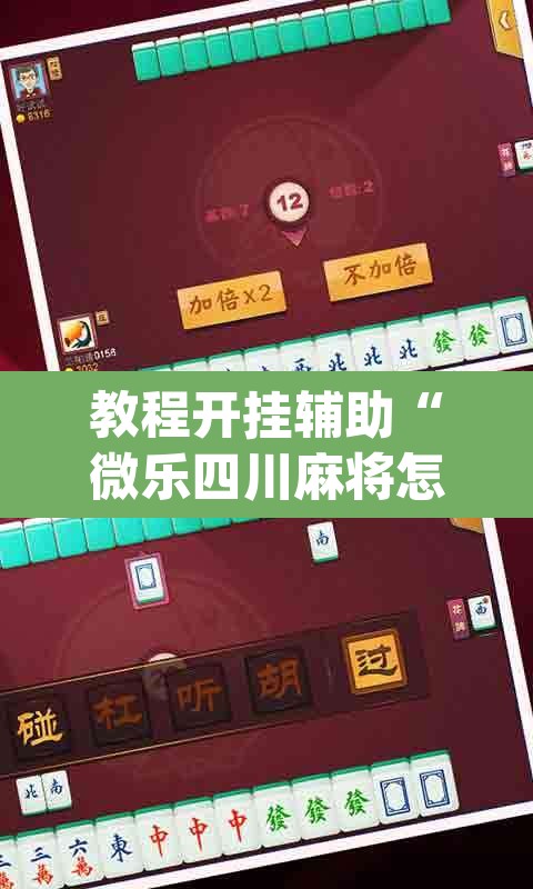 教程开挂辅助“微乐四川麻将怎么开免费的挂”(透视挂)辅助透视教程