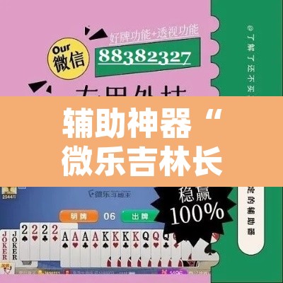 辅助神器“微乐吉林长春麻将有没有挂”其实确实有挂