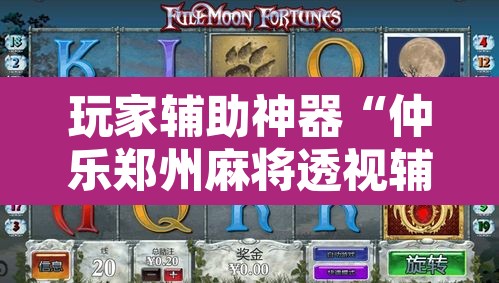 玩家辅助神器“仲乐郑州麻将透视辅助”其实确实有挂