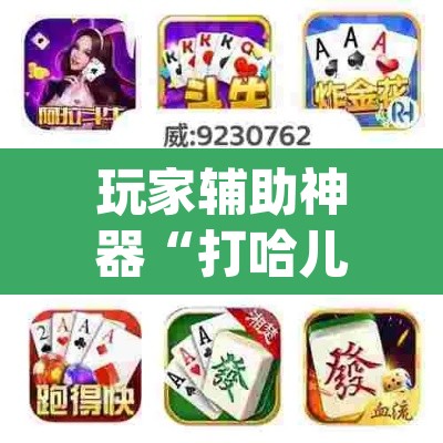 玩家辅助神器“打哈儿麻将免费开挂下载	”(透视)其实确实有挂