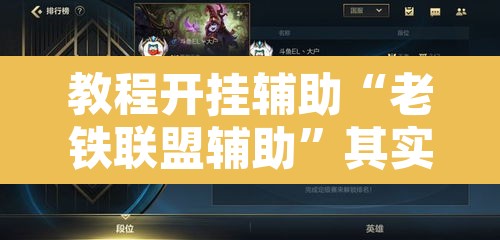 教程开挂辅助“老铁联盟辅助”其实确实有挂